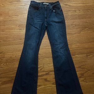Levi's flared jeans